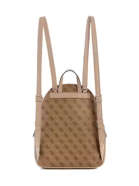 Guess Manhattan II Large Backpack - Latte/Logo