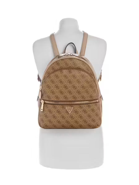 Guess Manhattan II Large Backpack - Latte/Logo