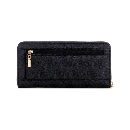 Guess Laurel SLG Large Zip Around - Coal Logo