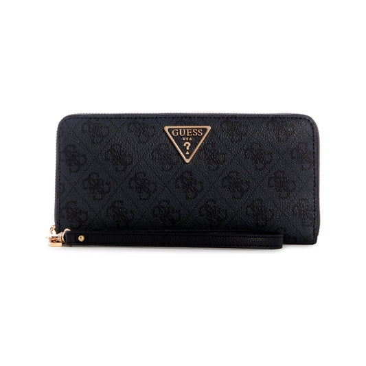Guess Laurel SLG Large Zip Around - Coal Logo