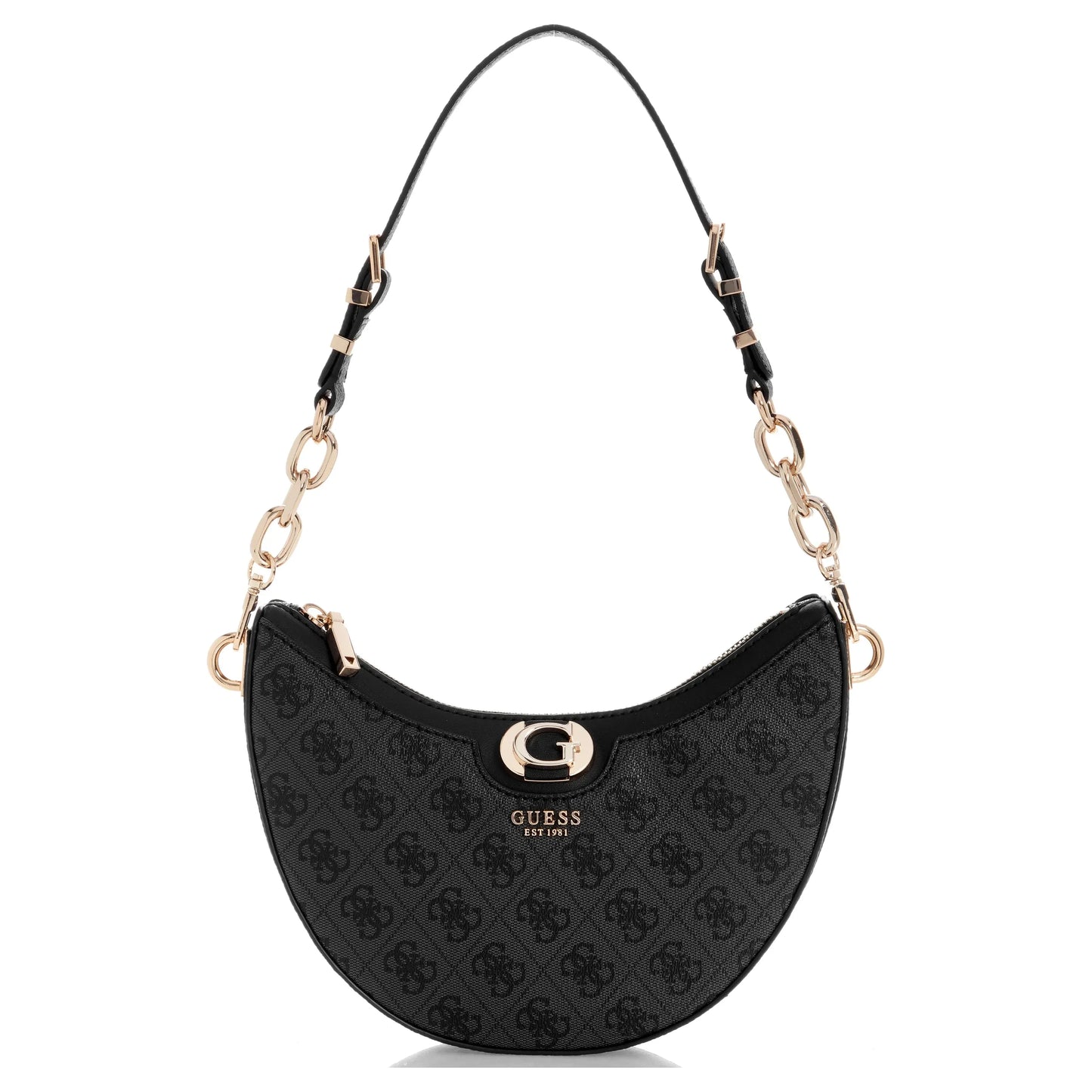 Guess Orlina Sac à bandoulière avec poignée supérieure - Logo charbon