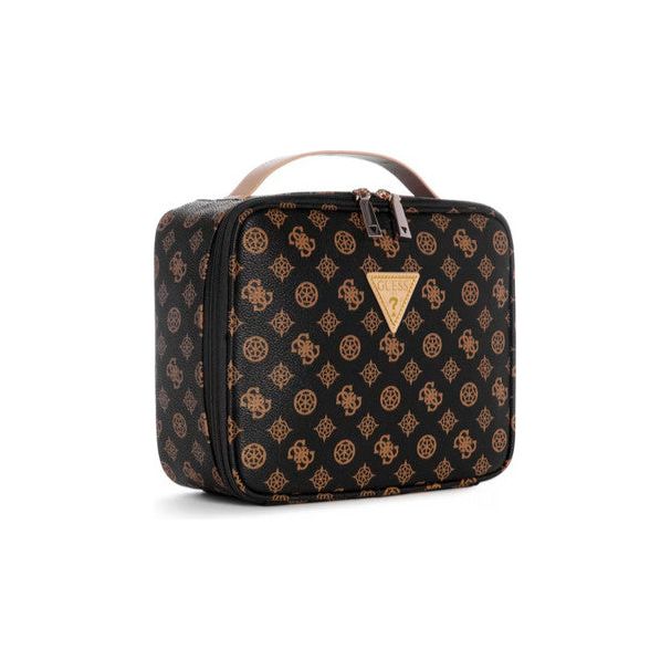 GUESS Wilder Peony Cosmetic Bag - Brown