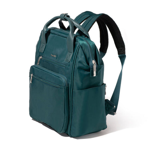 Sac à dos pour ordinateur portable Baggallini Chelsea - Sergé émeraude
