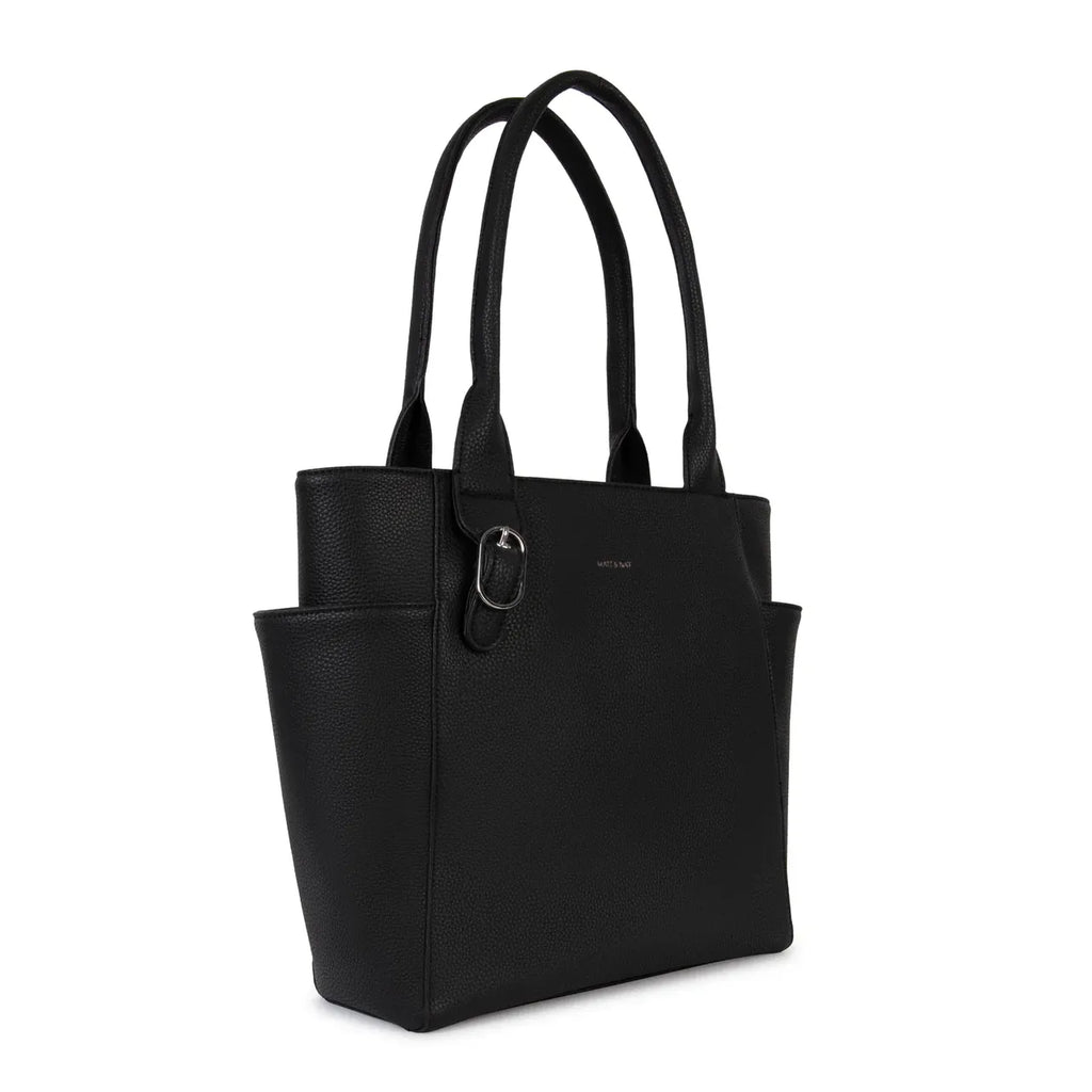 Matt & Nat Iona Vegan Tote Bag Grain - Black
