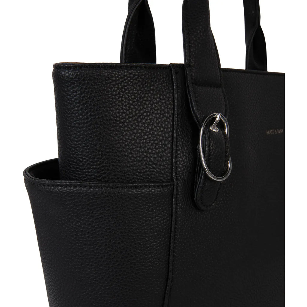 Matt & Nat Iona Vegan Tote Bag Grain - Black