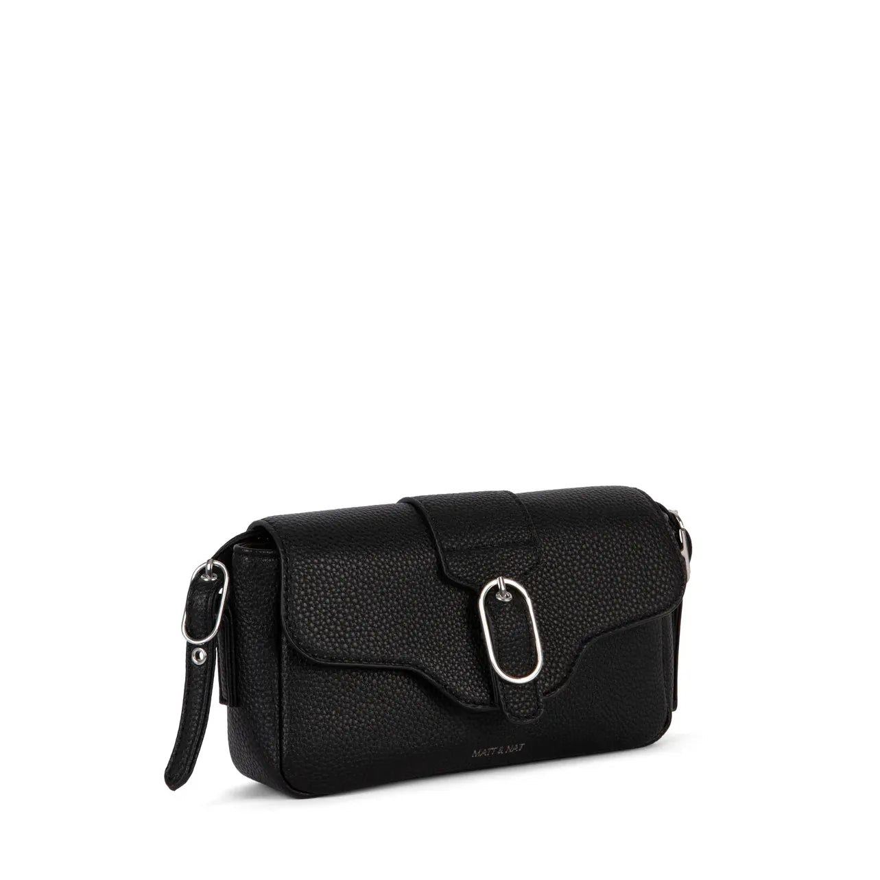 Matt & Nat Isabelle Vegan Crossbody Bag Grain - Black