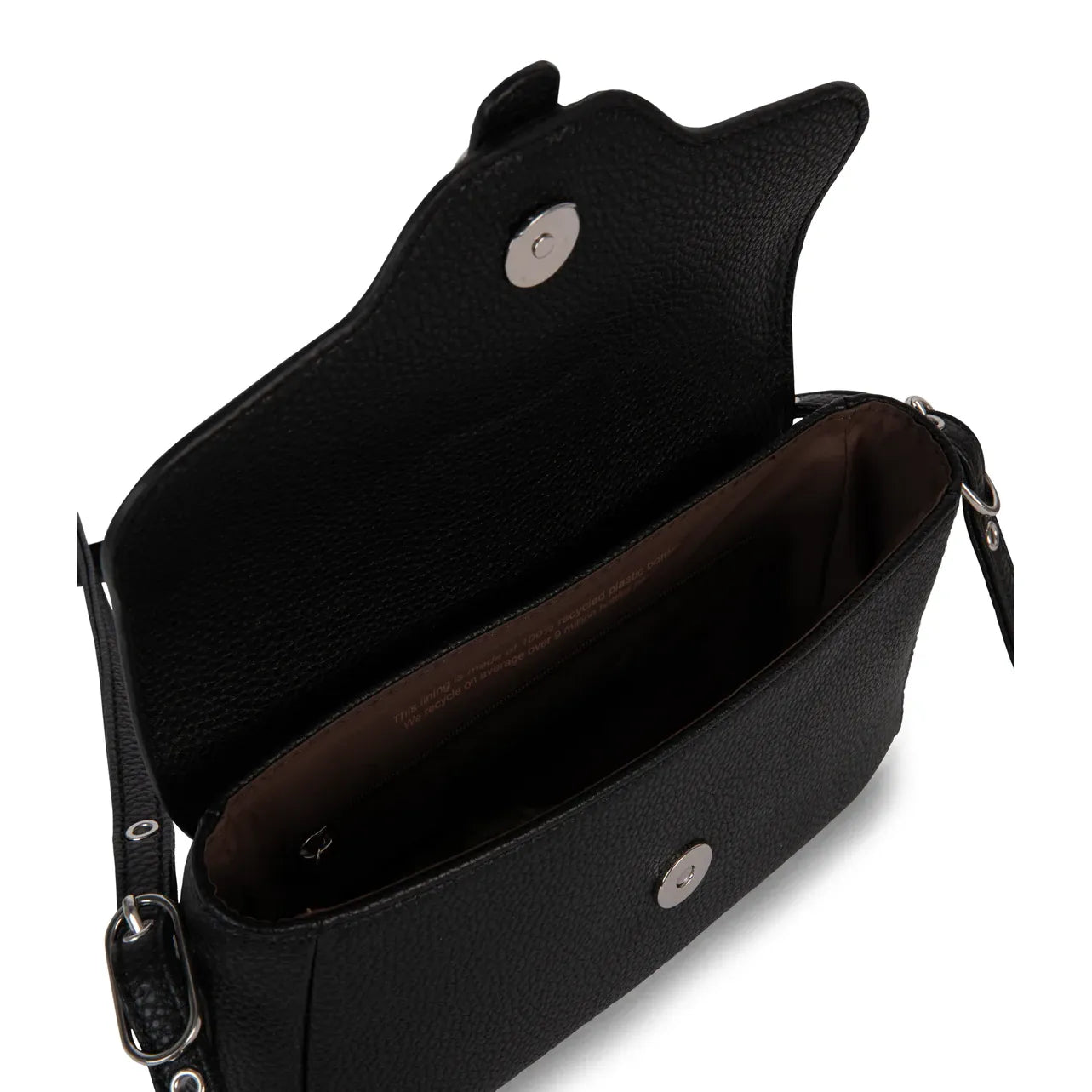 Matt & Nat Isabelle Vegan Crossbody Bag Grain - Black