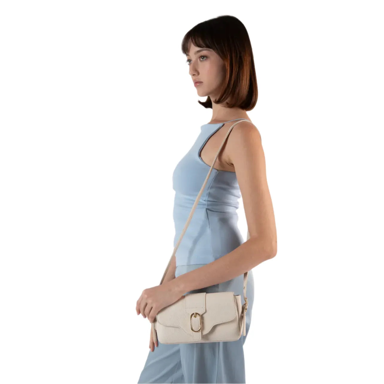 Matt & Nat Isabelle Vegan Crossbody Bag Grain - Black