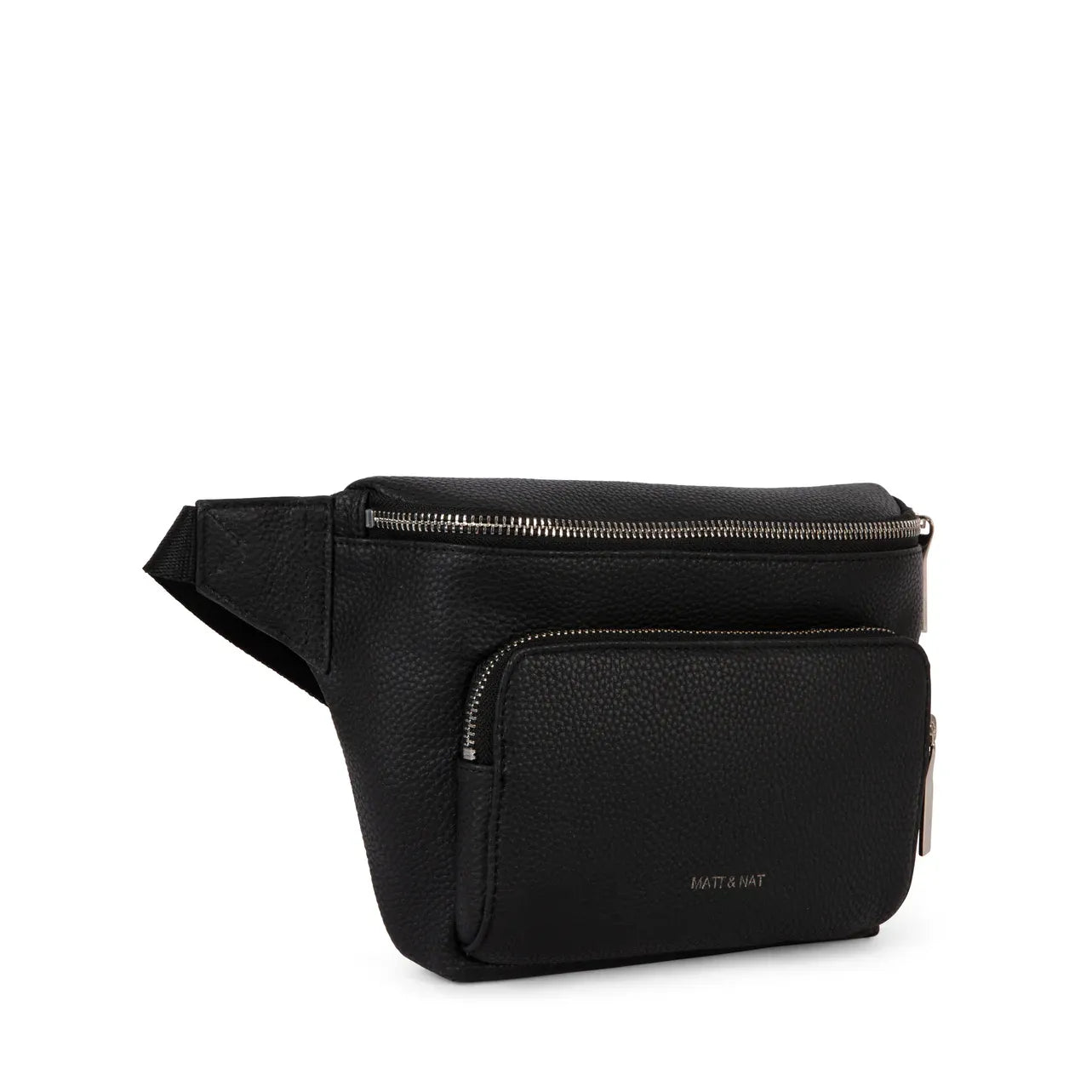 Matt & Nat Kora Vegan Belt Bag Grain - Black