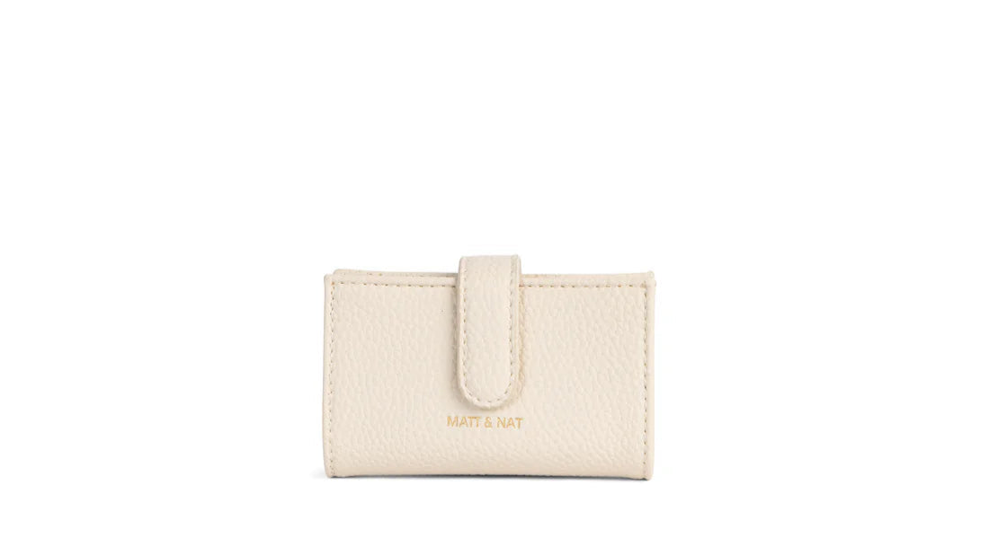 Matt & Nat Crepe Vegan Accordion Card Holder Grain