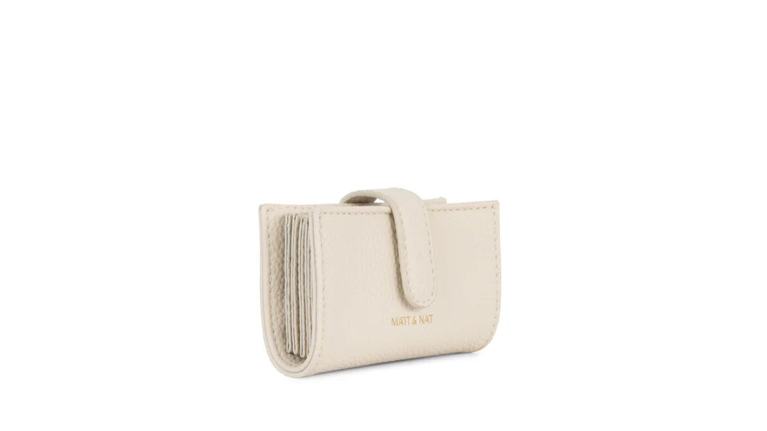 Matt & Nat Crepe Vegan Accordion Card Holder Grain