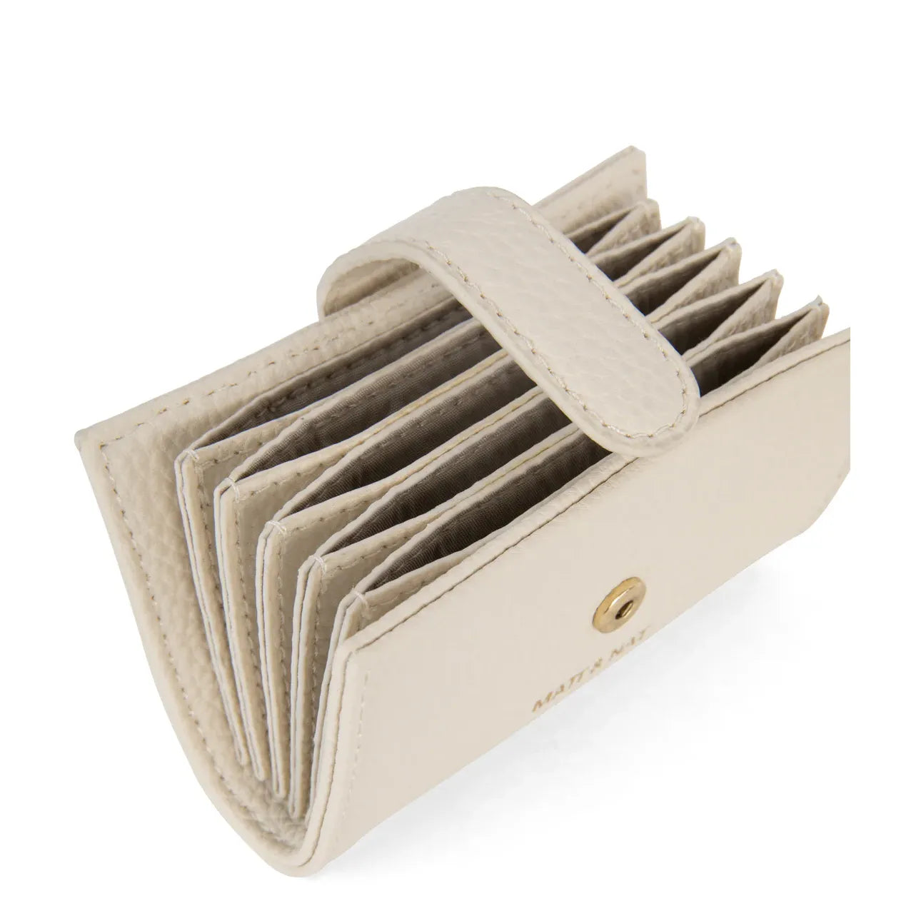 Matt & Nat Crepe Vegan Accordion Card Holder Grain