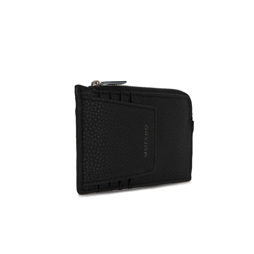 Matt & Nat Gratz Vegan Wallet Grain - Black