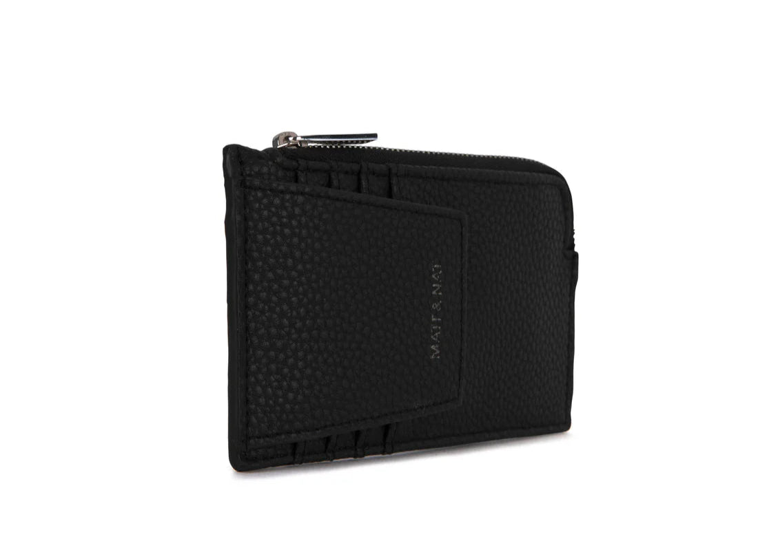 Matt & Nat Gratz Vegan Wallet Grain - Black