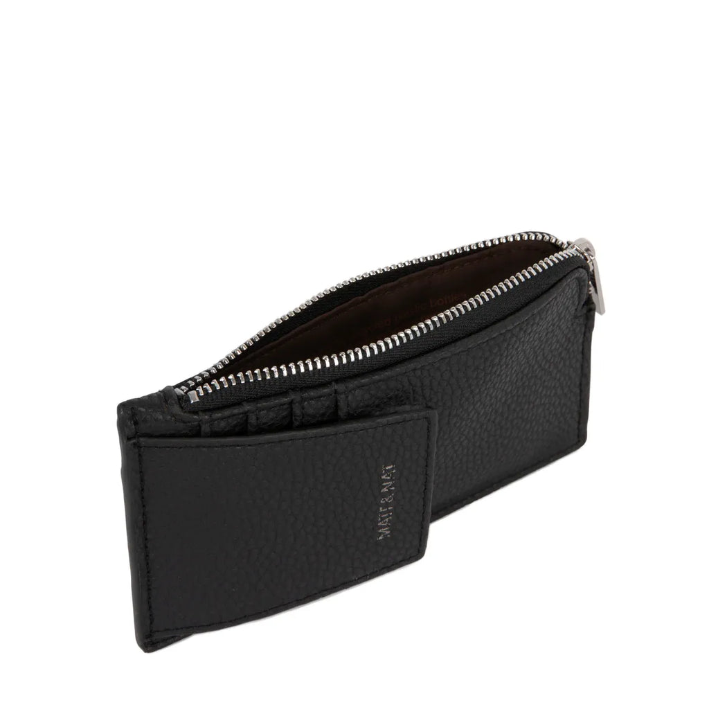Matt & Nat Gratz Vegan Wallet Grain - Black