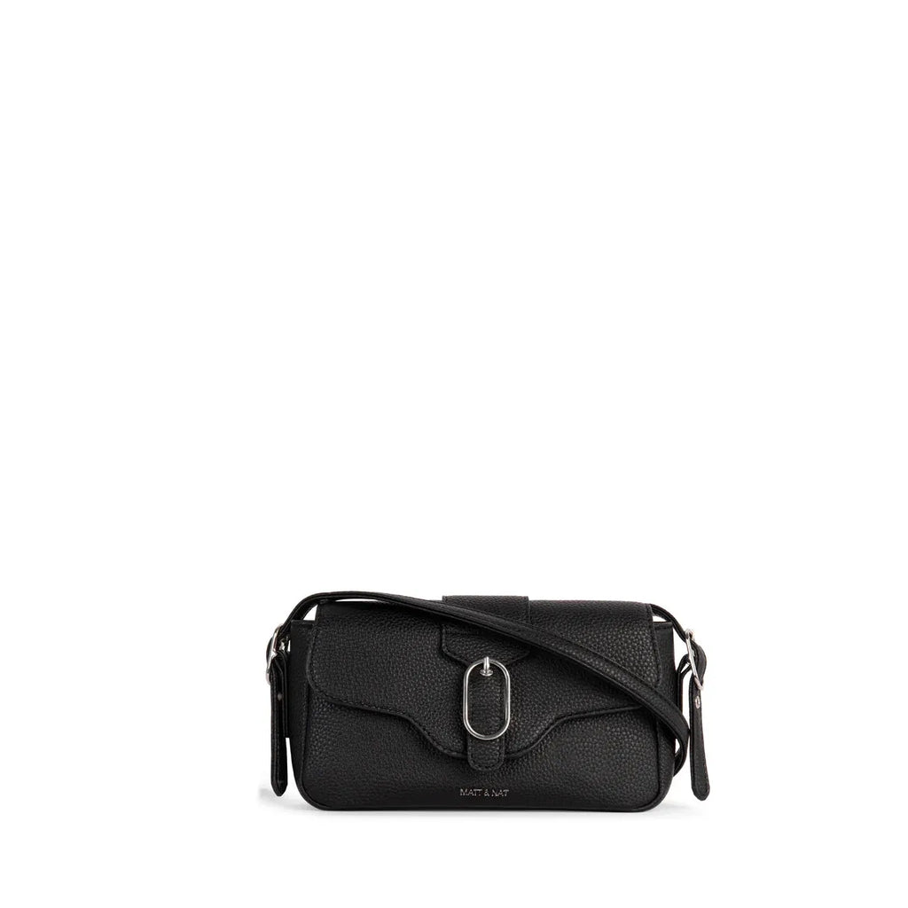 Matt & Nat Isabelle Vegan Crossbody Bag Grain - Black