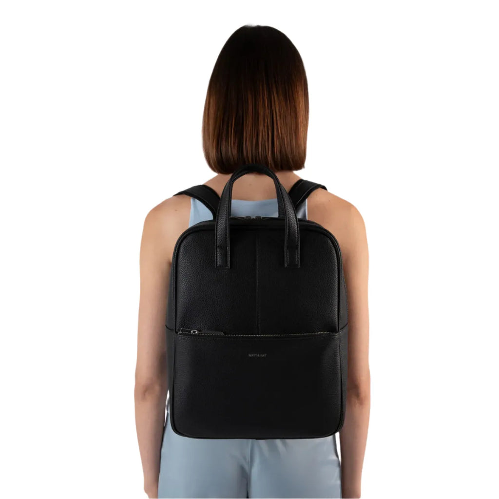 Matt & Nat Thebe Vegan Backpack Grain - Black