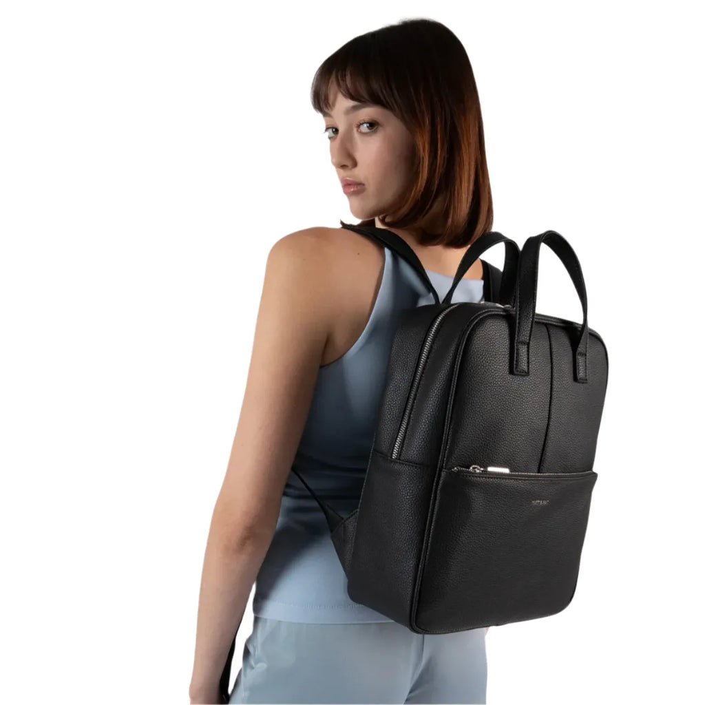 Matt & Nat Thebe Vegan Backpack Grain - Black