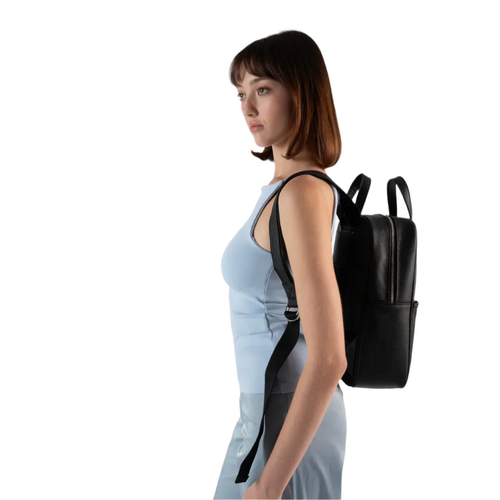 Matt & Nat Thebe Vegan Backpack Grain - Black