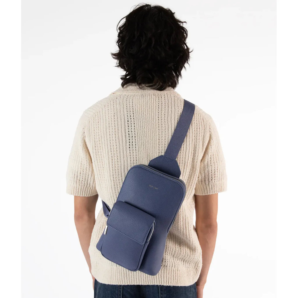 Matt & Nat Allar Vegan Sling Bag Grain - Black