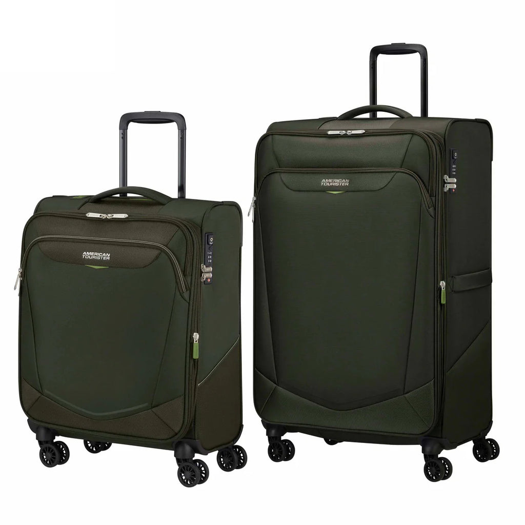 American Tourister Summerride 2-Piece Expandable Luggage Set - Khaki