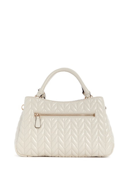 Guess Cheryl Triple Comp Satchel - Stone