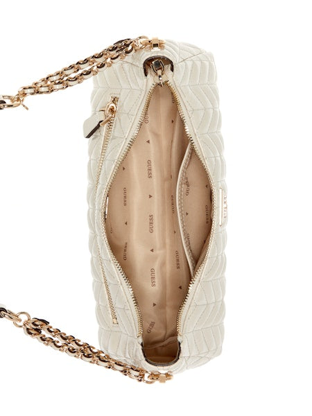 Guess Cheryl Shoulder Bag - Stone