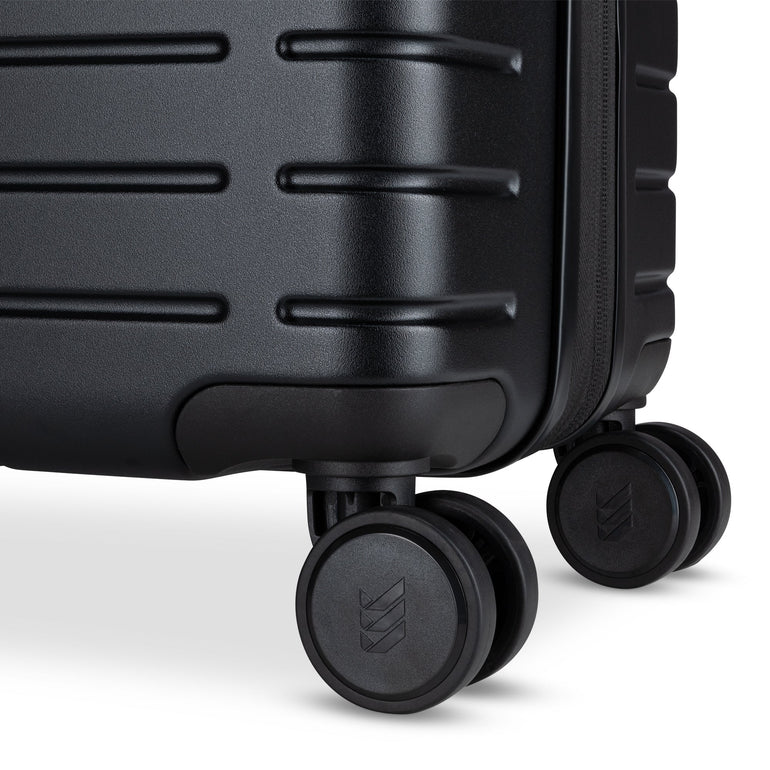 Valise rigide extensible Travelite Epicure Spinner moyenne - Noir