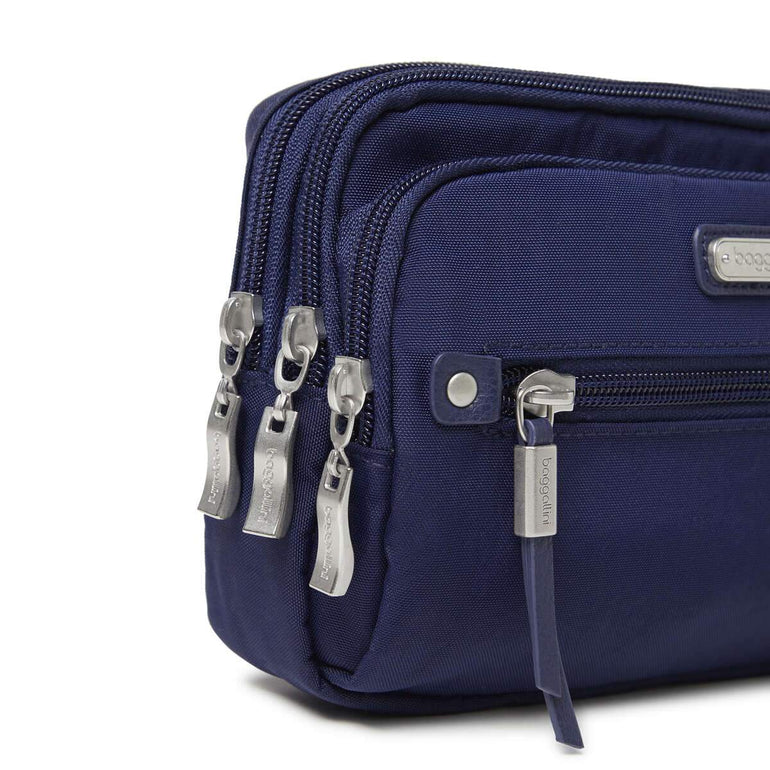 Baggallini Time Zone Rfid Crossbody Bag - Navy