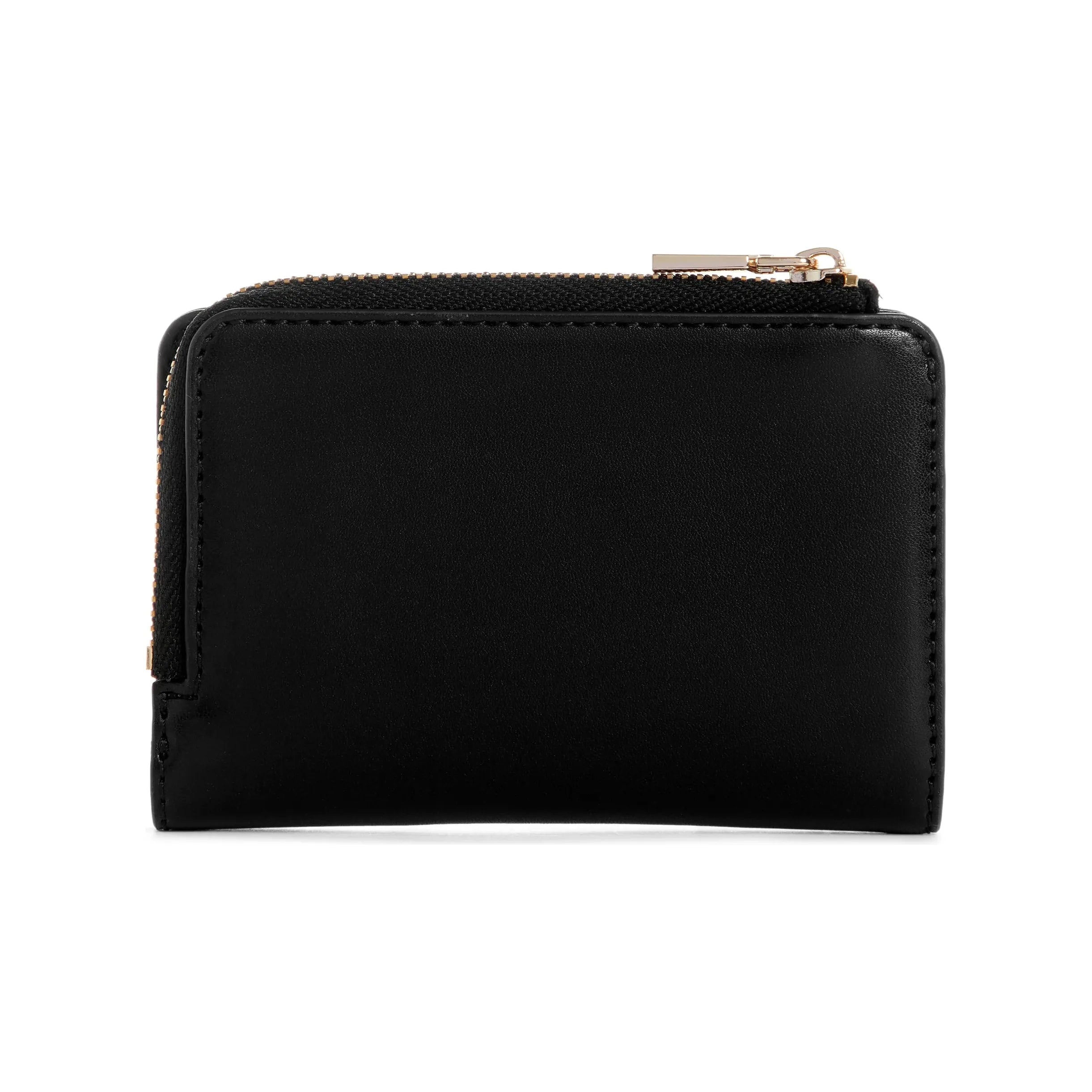 Guess Laurel SLG Zip Around Card Case Wallet - Black