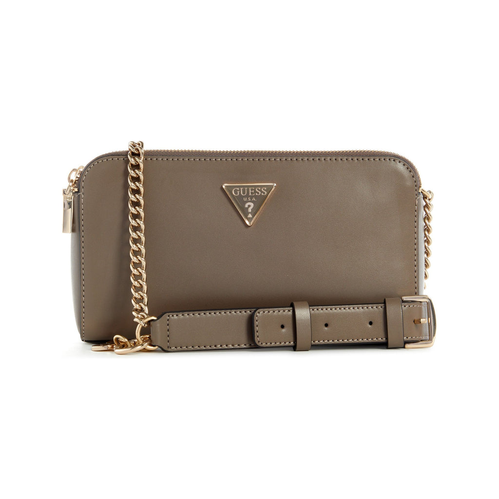 Guess Daryna Status Crossbody - Dark Taupe