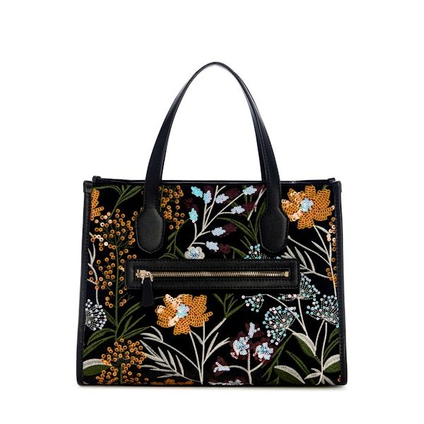 GUESS Zalina 2 Comp Tote Bag - Black Multi