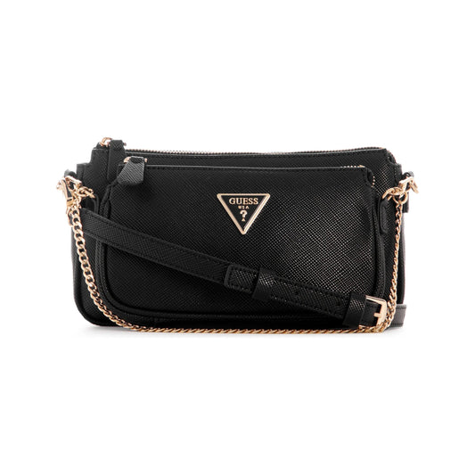 Guess Noelle Double Pouch Crossbody - Noir