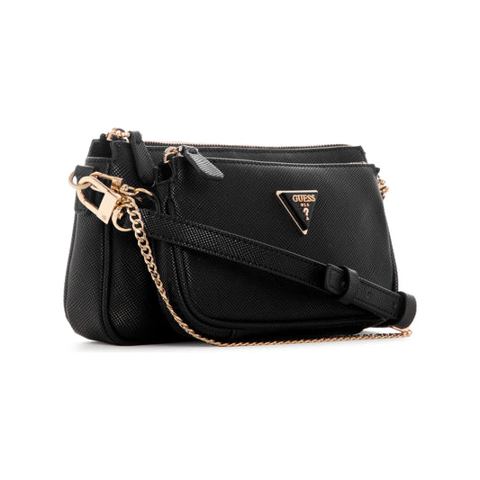 Guess Noelle Double Pouch Crossbody - Noir