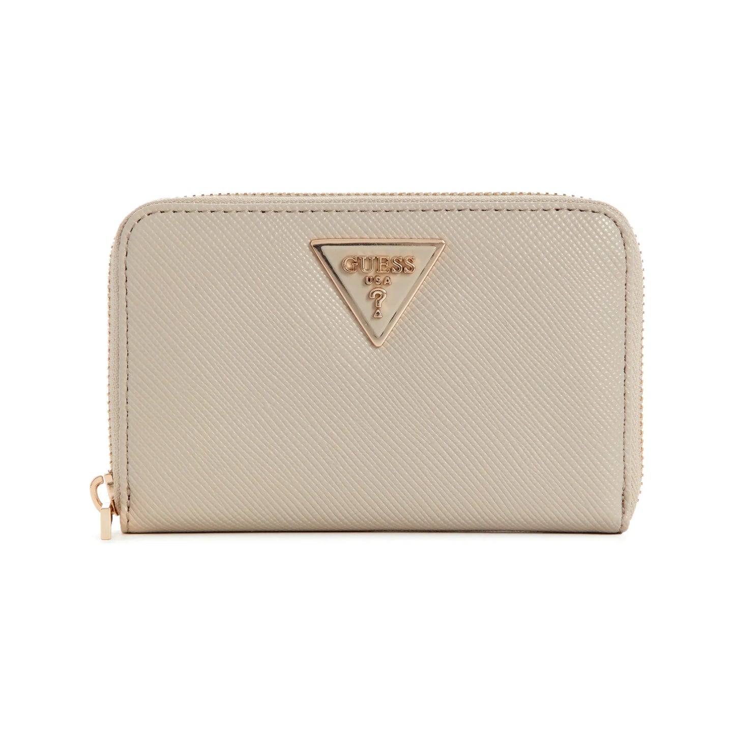 Guess Laurel Medium Zip Around Wallet - Taupe