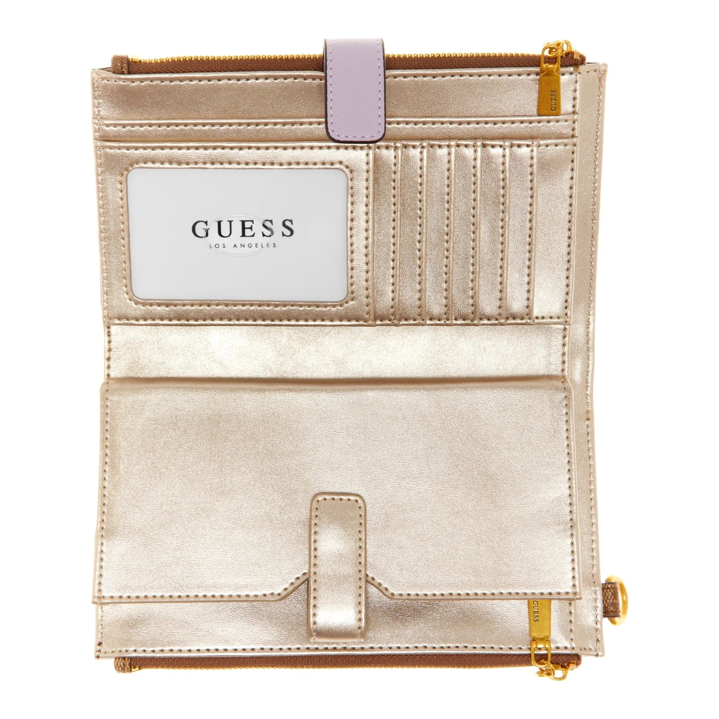 Guess le portefeuille organisateur à double zip Laurel