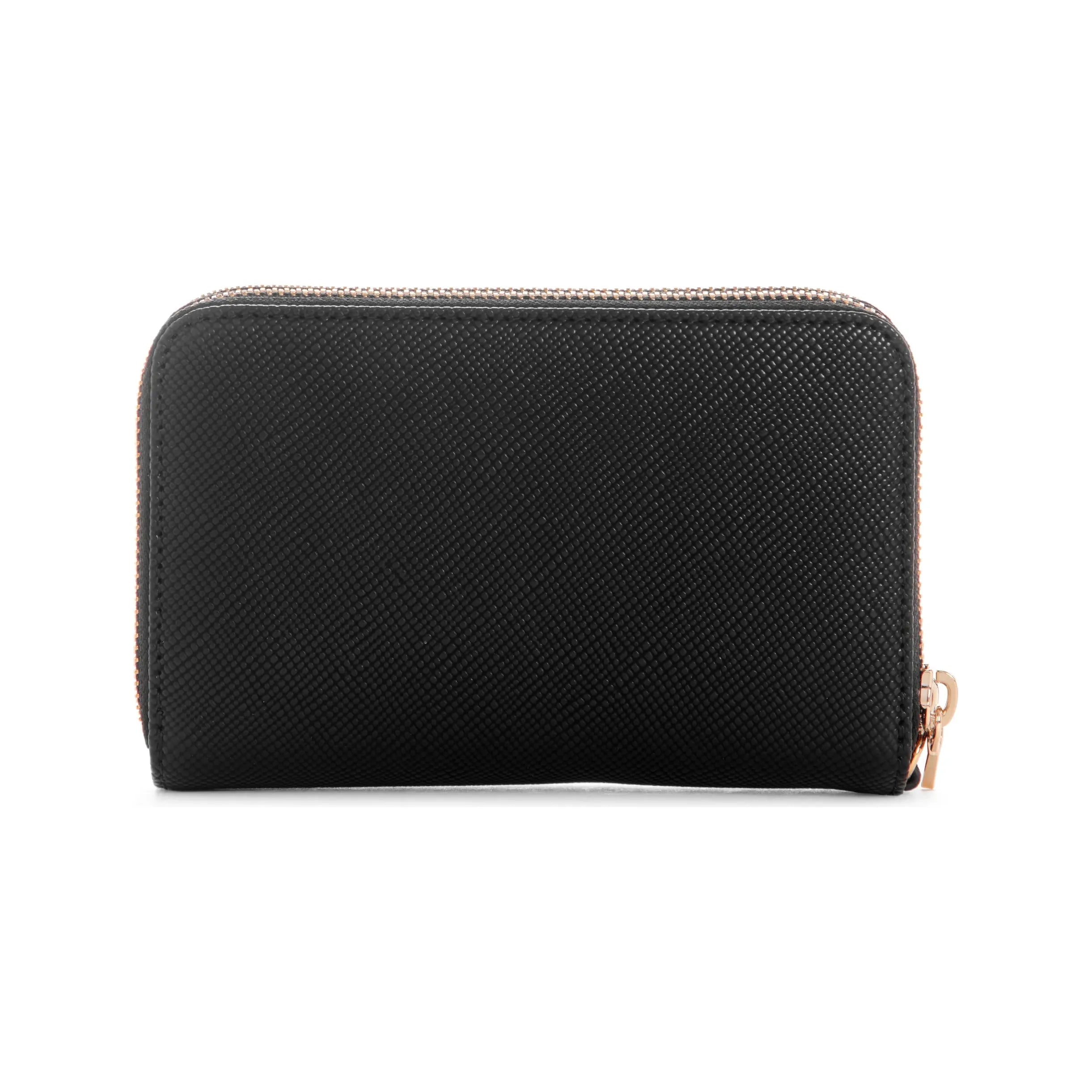 Guess Laurel Medium Zip Around Wallet - Black