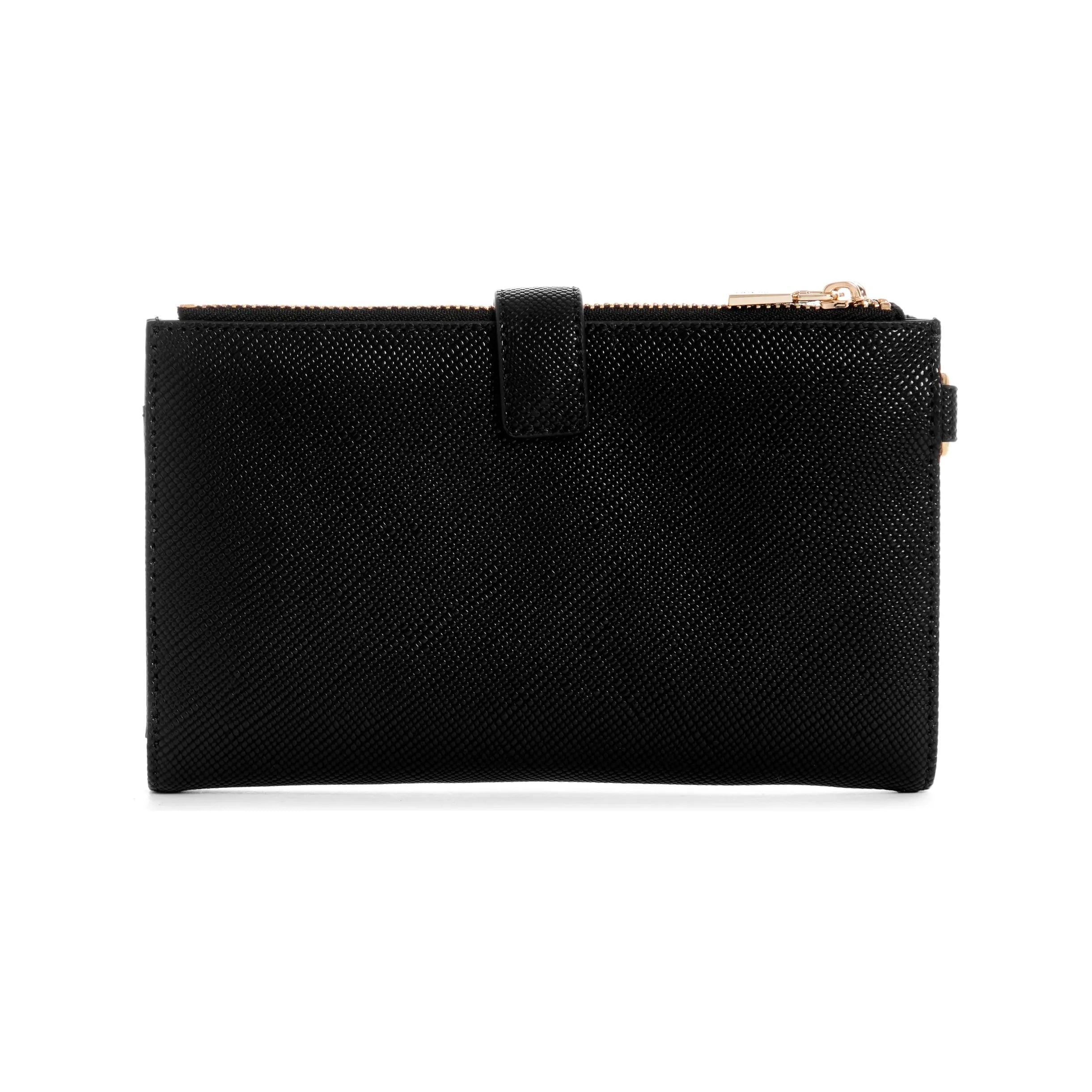 Guess Eco Gloriana SLG Double Zip Organizer - Black