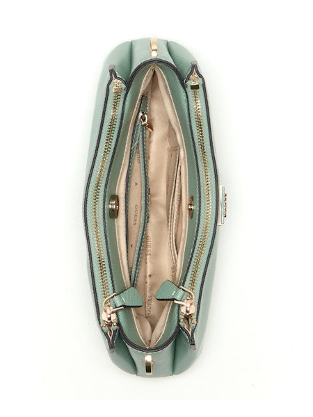 Sac bandoulière Guess Noelle II à 3 compartiments - Sauge claire