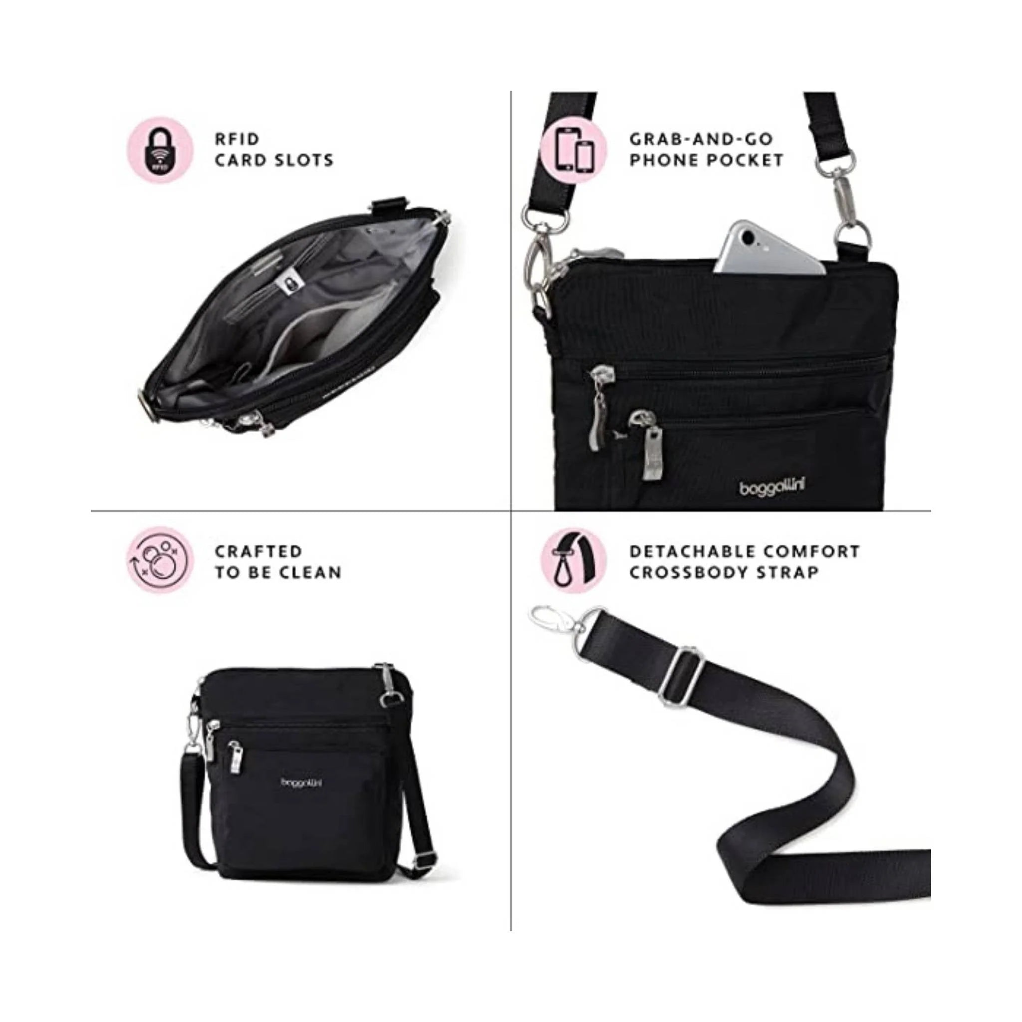 Baggallini Modern Pocket Crossbody