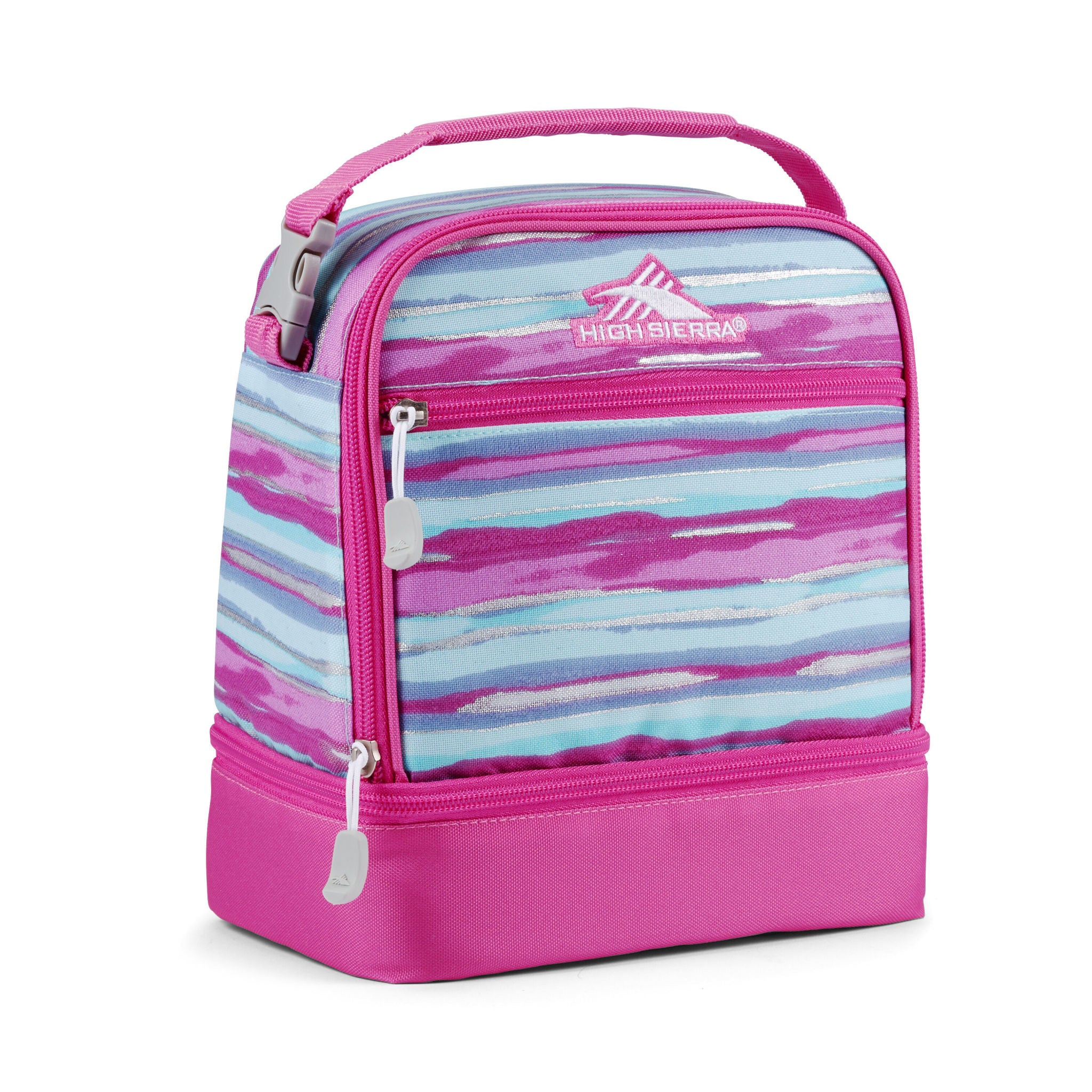 High Sierra Stacked Compartment Lunch Kit - Watercolor Stripes
