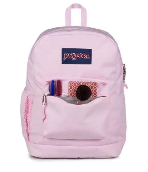 JanSport Cross Town Plus Backpack - Pink Ice