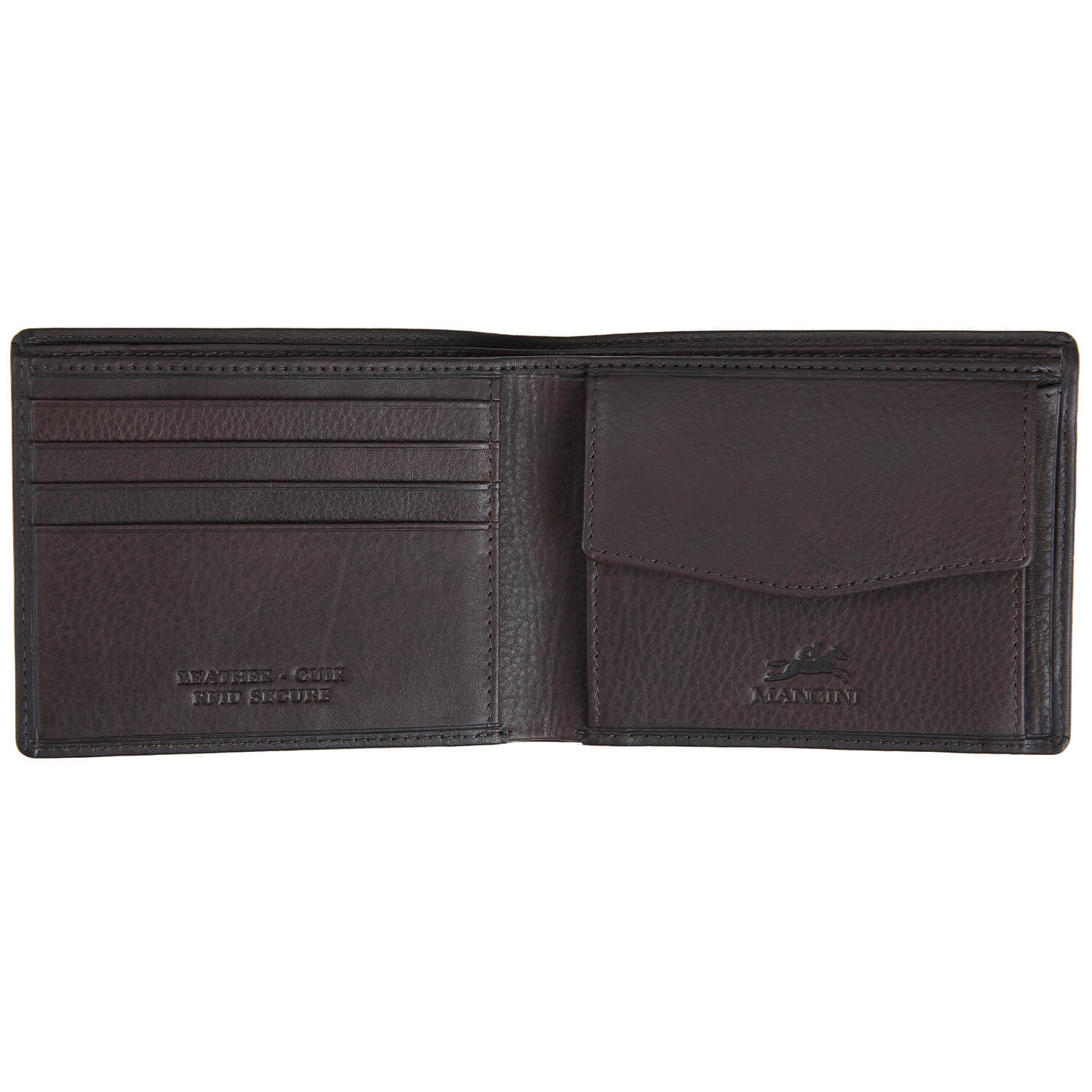 MANCINI Monterrey Billfold & Coin Pocket Wallet