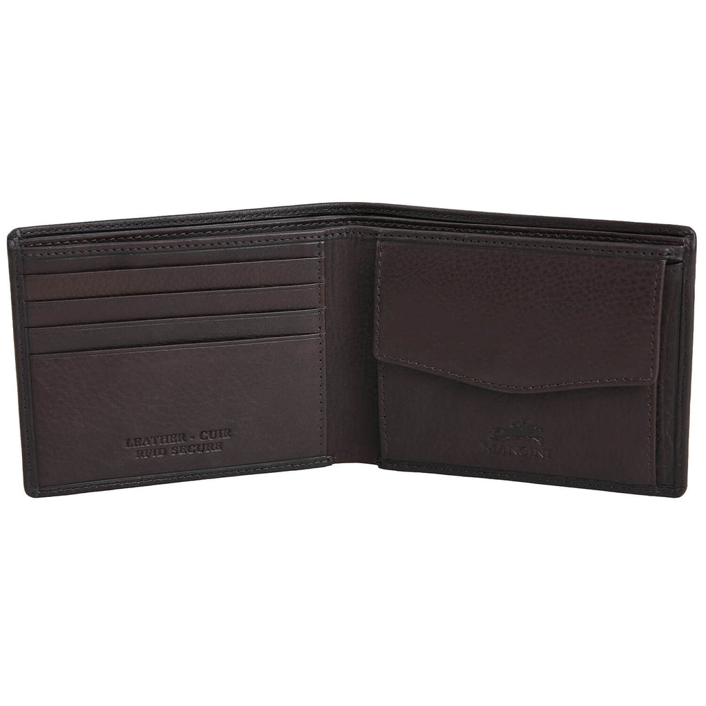 MANCINI Monterrey Billfold & Coin Pocket Wallet