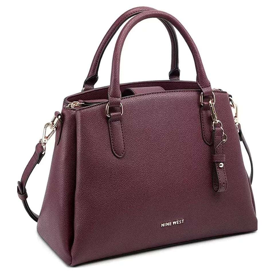 Nine West Tansy Satchel - Merlot