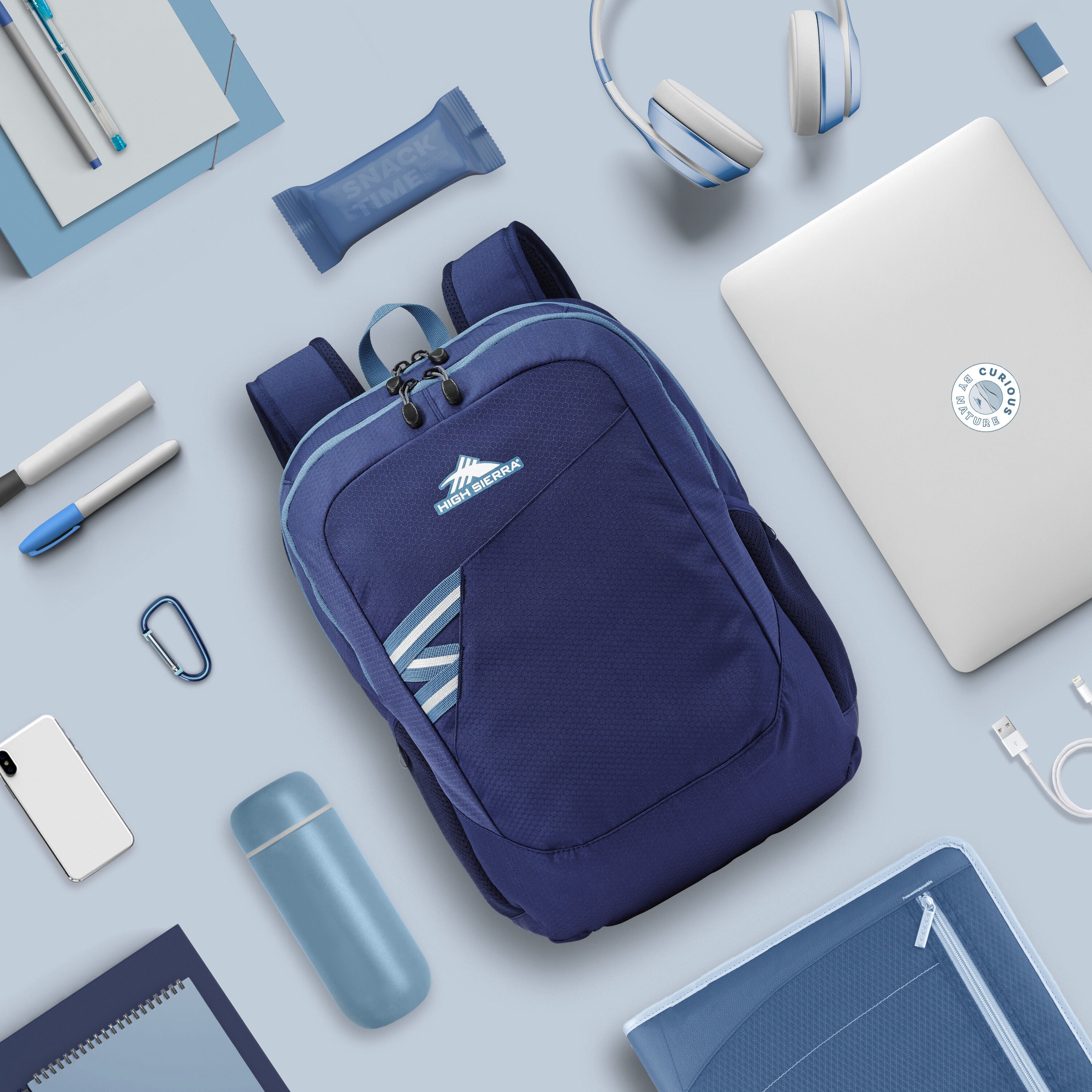 High Sierra Outburst Backpack - Graphite Blue/True Navy