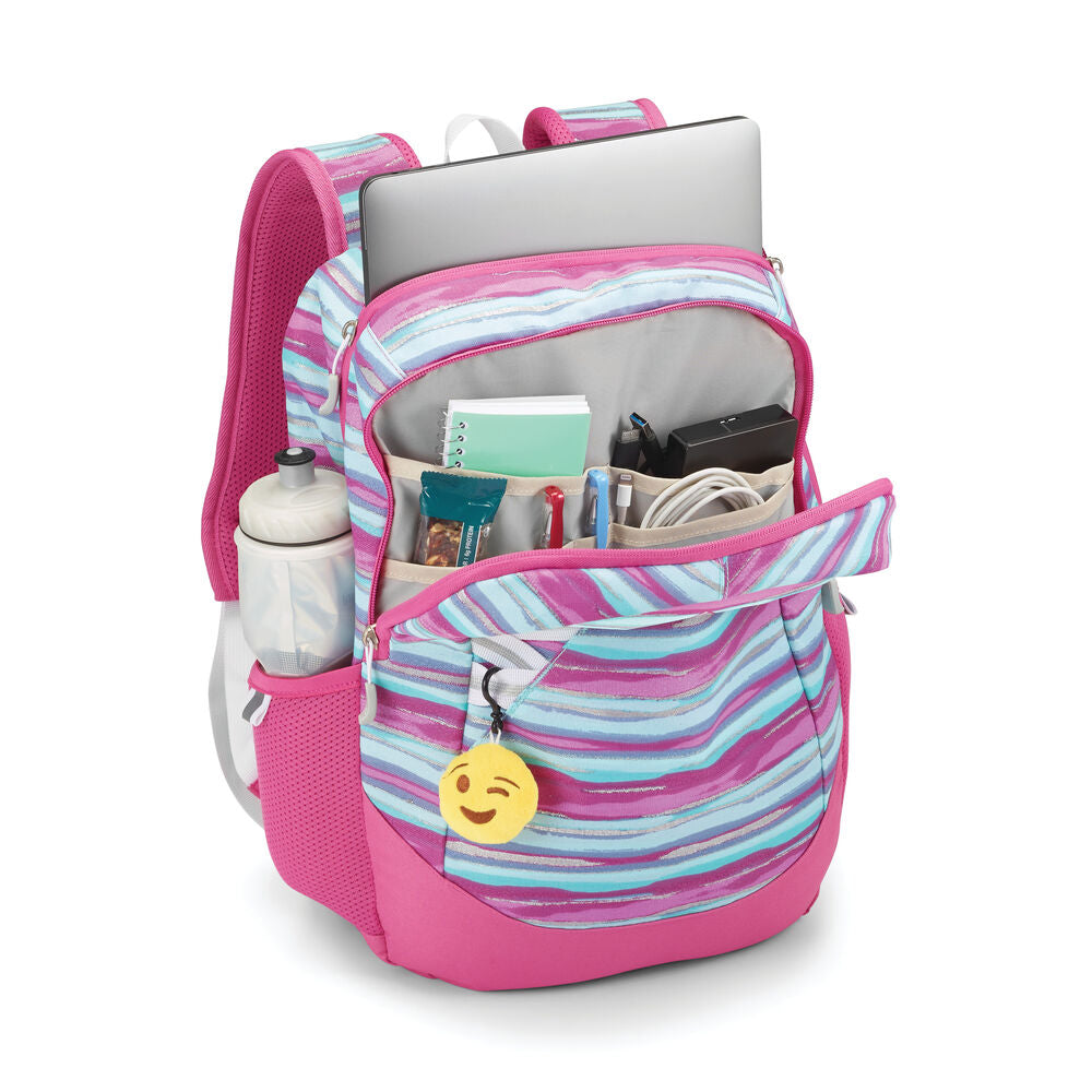 High Sierra Outburst Backpack - Watercolor Stripes