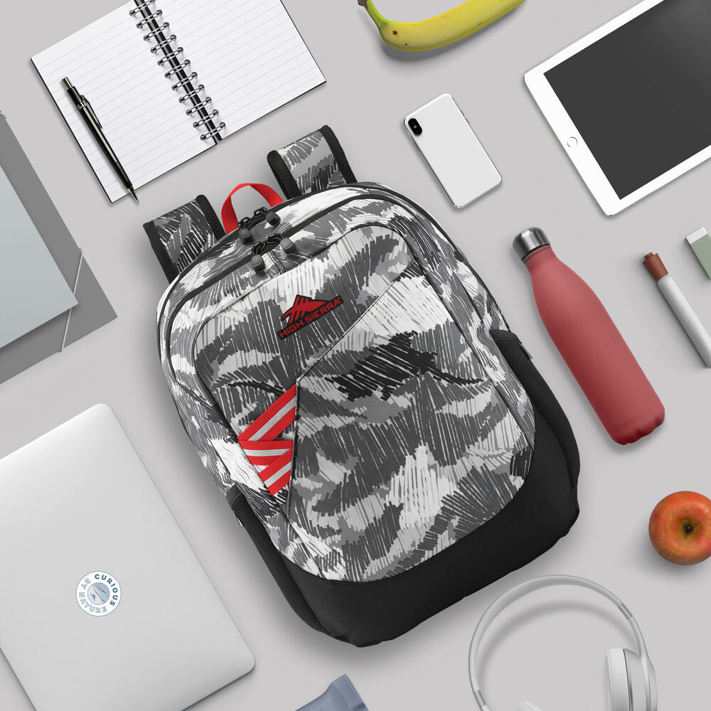 High Sierra Outburst Backpack - Scribble Camo