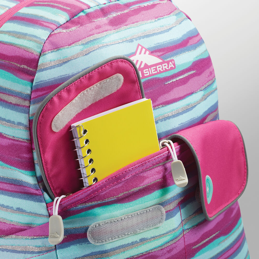 High Sierra Chiqui Backpack - Watercolour Stripes