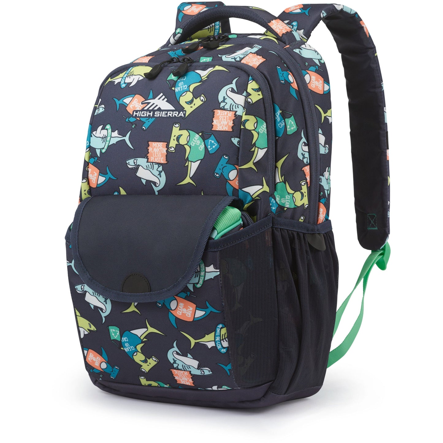 High Sierra Ollie Lunchkit Backpack - Blue Sharks